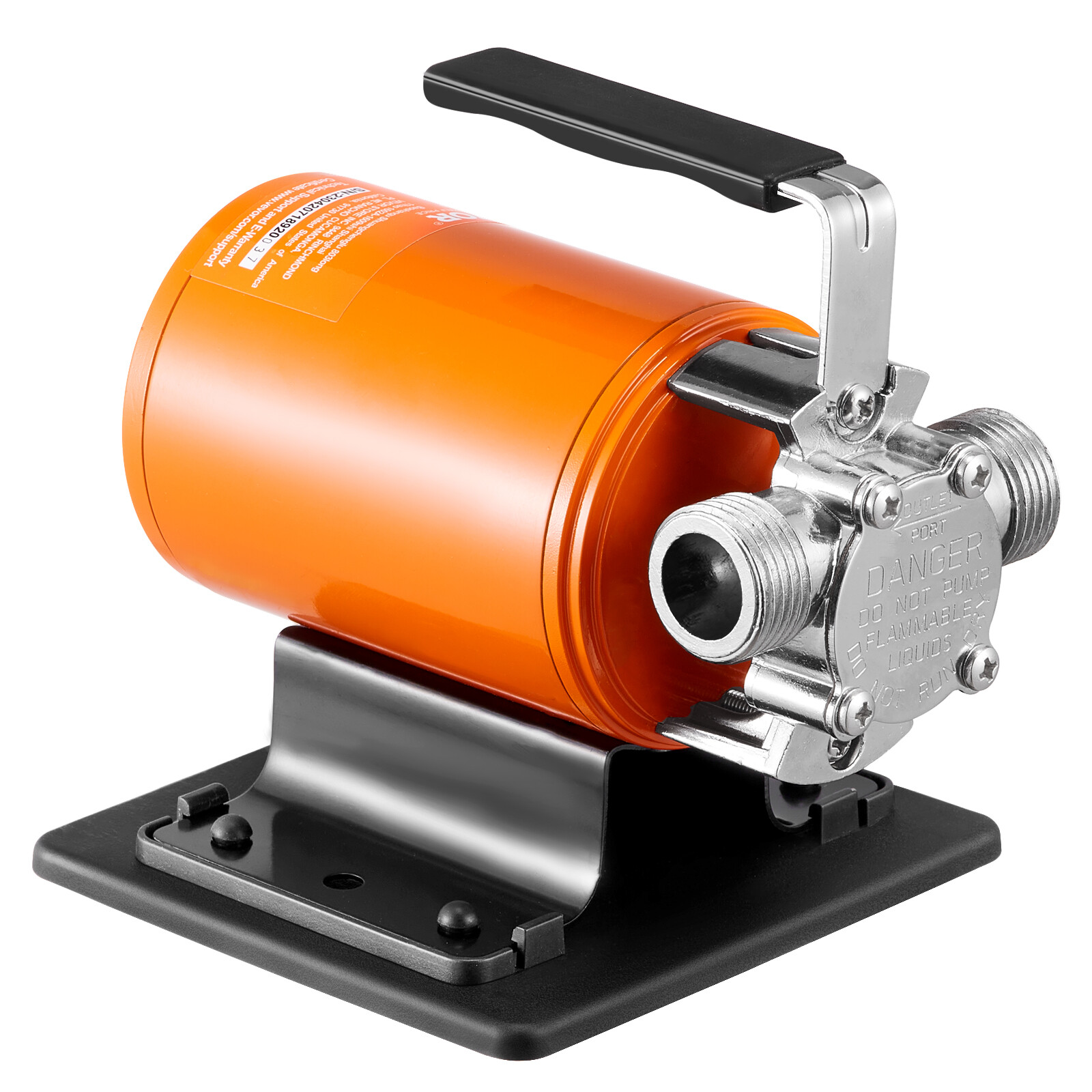 VEVOR Water Transfer Removal Pump Portable Utility Pump 12V 360 GPH 1/10 HP Hose