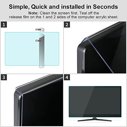 23-24 inch Blue Light Blocking Screen Protector Panel,Eye 23-24 inch monitors