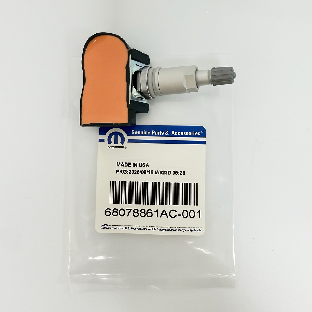 4Pcs New 68078861AC Programmed Tire Pressure Sensor TPMS for Chrysler Dodge Jeep