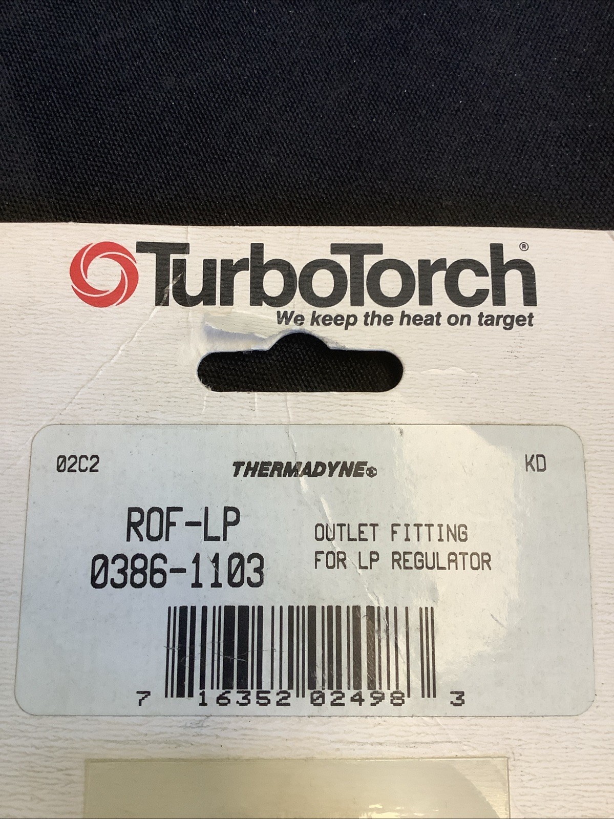 Turbo Torch Liquid Propane Regulator Outlet Fitting. R0F-LP. @91