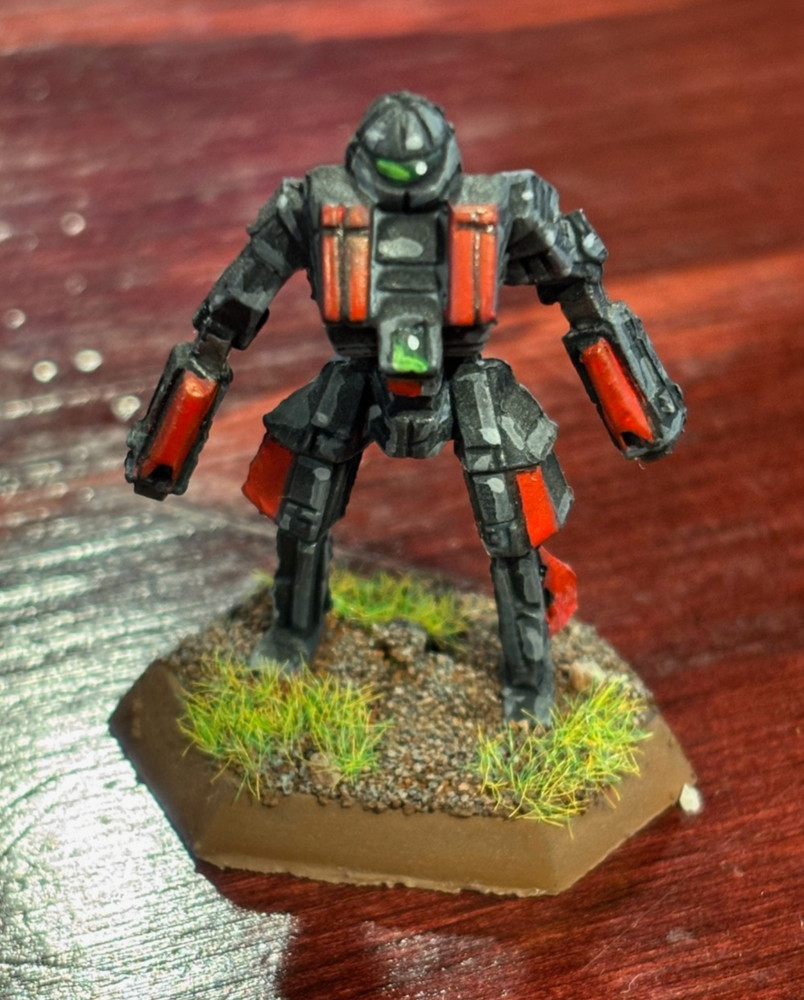 Battletech Painted Plastic Miniature "Dervish" Wolf's Dragoons Based