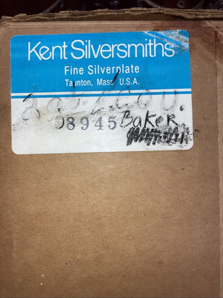 KENT Silversmith Taunton Serving Dish, Lidded With Pyrex Glass MM-39 (Brand New)