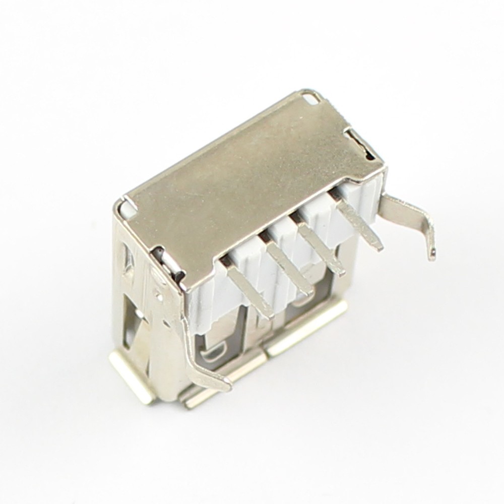 5Pcs USB 2.0 Type A Female Connector PCB Socket Right Angle DIY