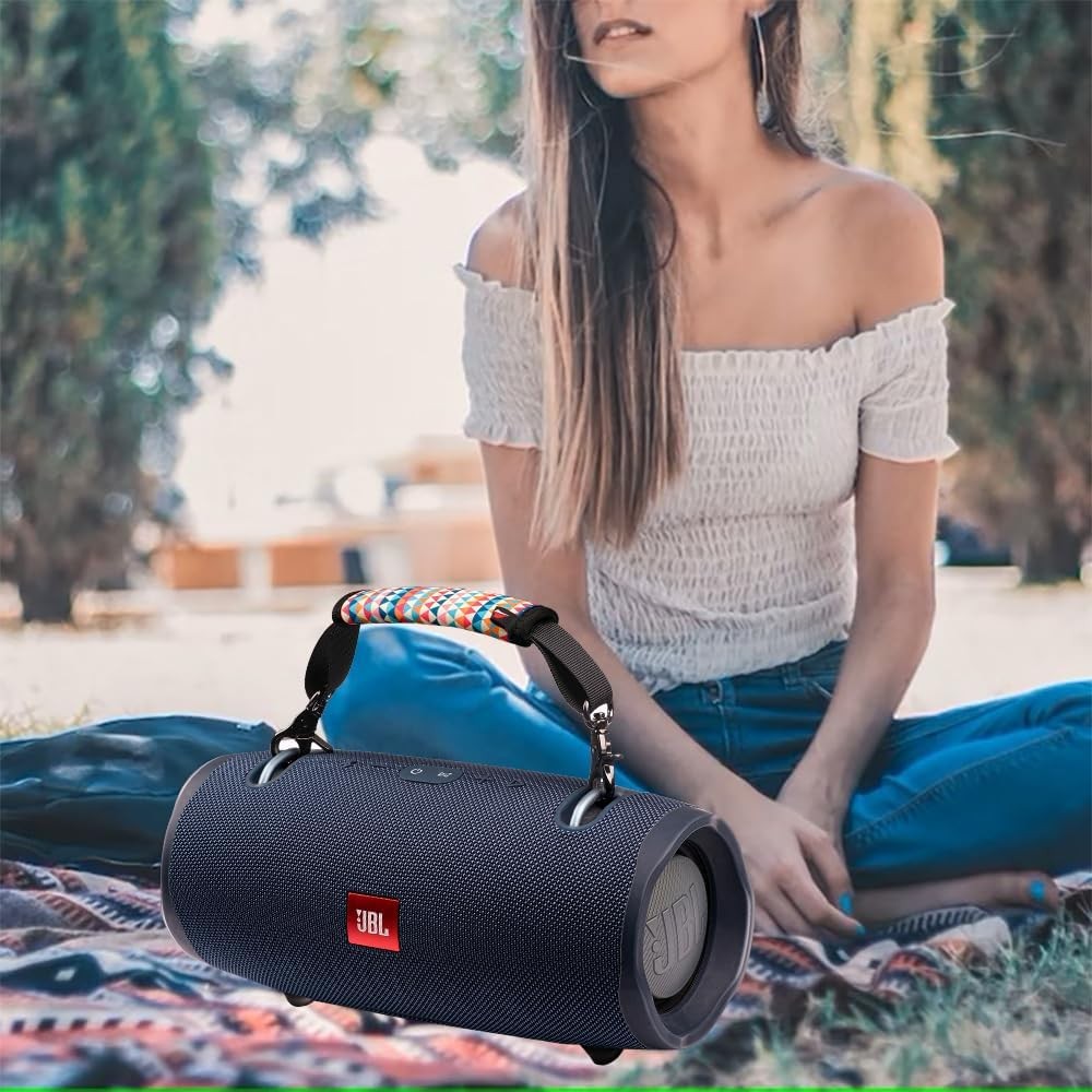 JBL Speaker Handle Strap & Shoulder Belt Replacement, Adjustable Blue