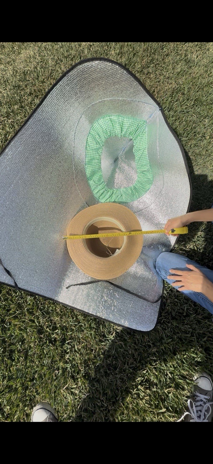 42 In Extra-Wide Brim Sun Hat Reflective Protection Shield