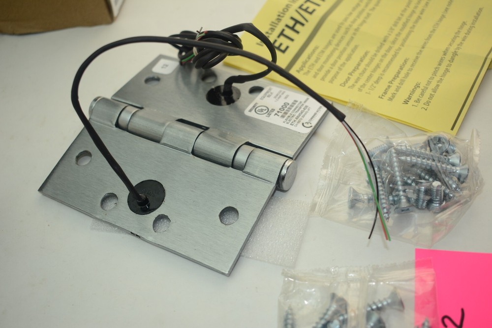 2pc Command Access ETH4W4545-626 Electric Transfer Hinge CH-BB79 4ft 71000