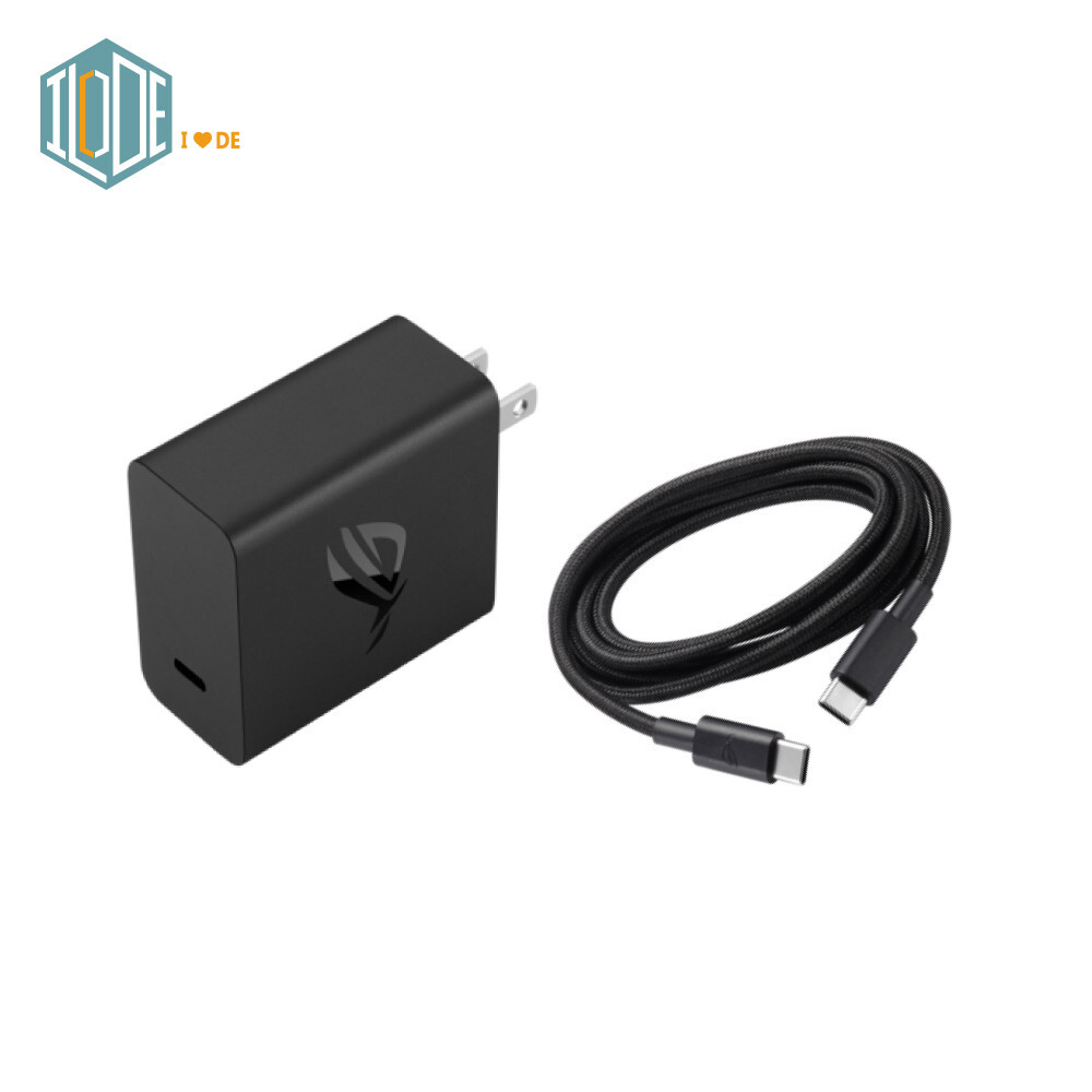 【2024Version】Original ASUS Official ROG 65W Adapter & 1.2M Type-C Cable【AC65-01】