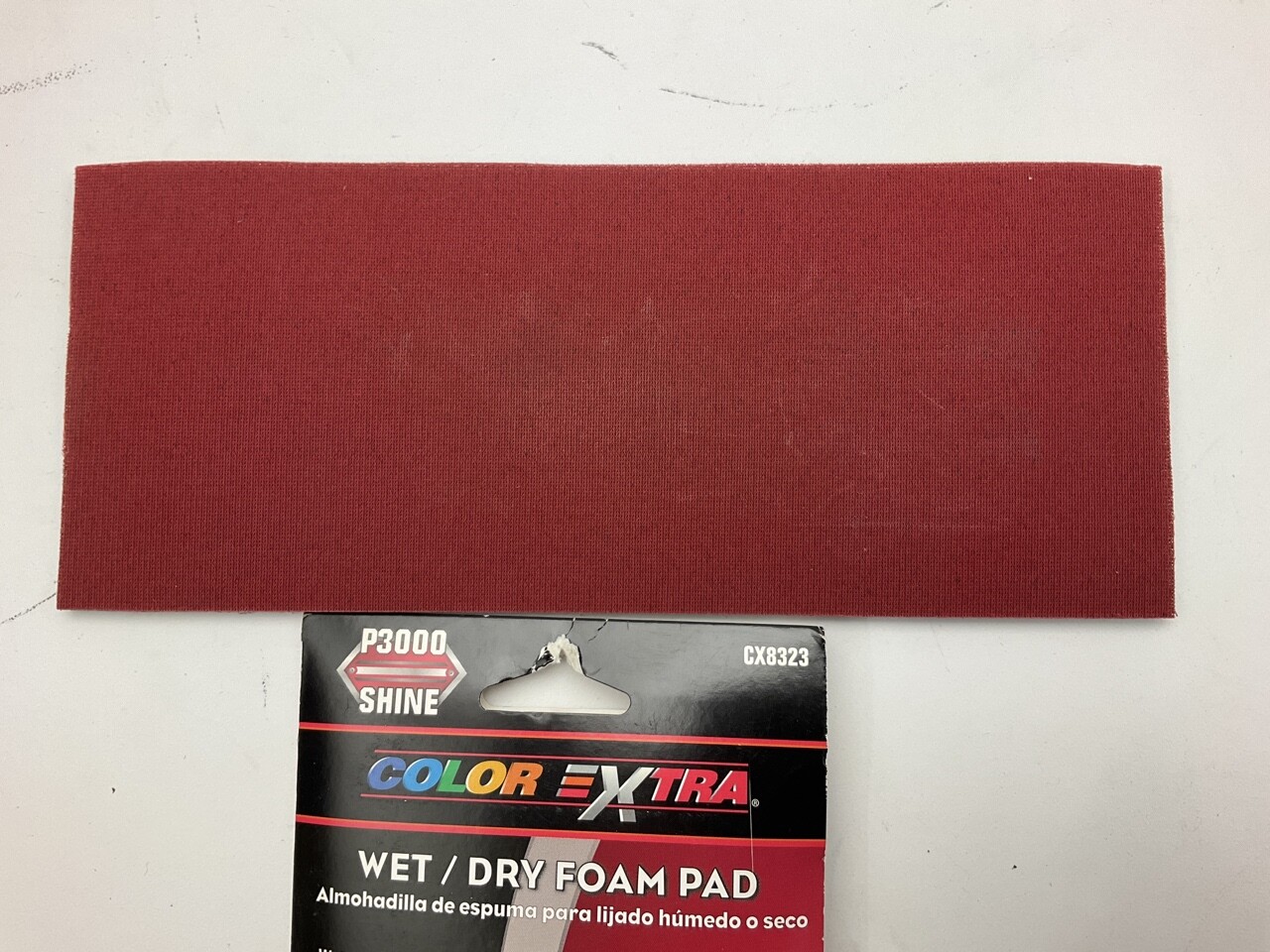 Color Extra CX8323 WET / DRY Foam Pad 3000 Grit Shine 3-2/3"X9