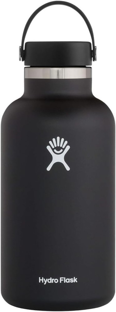 Wide Flex Cap Black 64 Oz