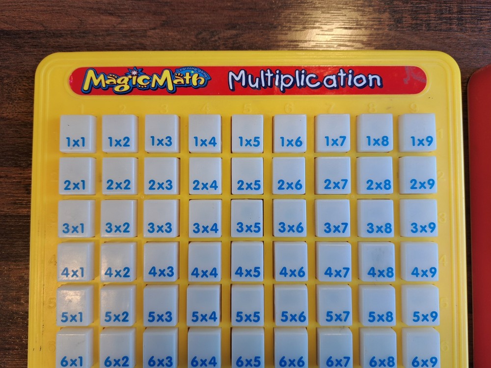 Vintage 1993 Magic Math Multiplication Addition Subtraction Educational Learning