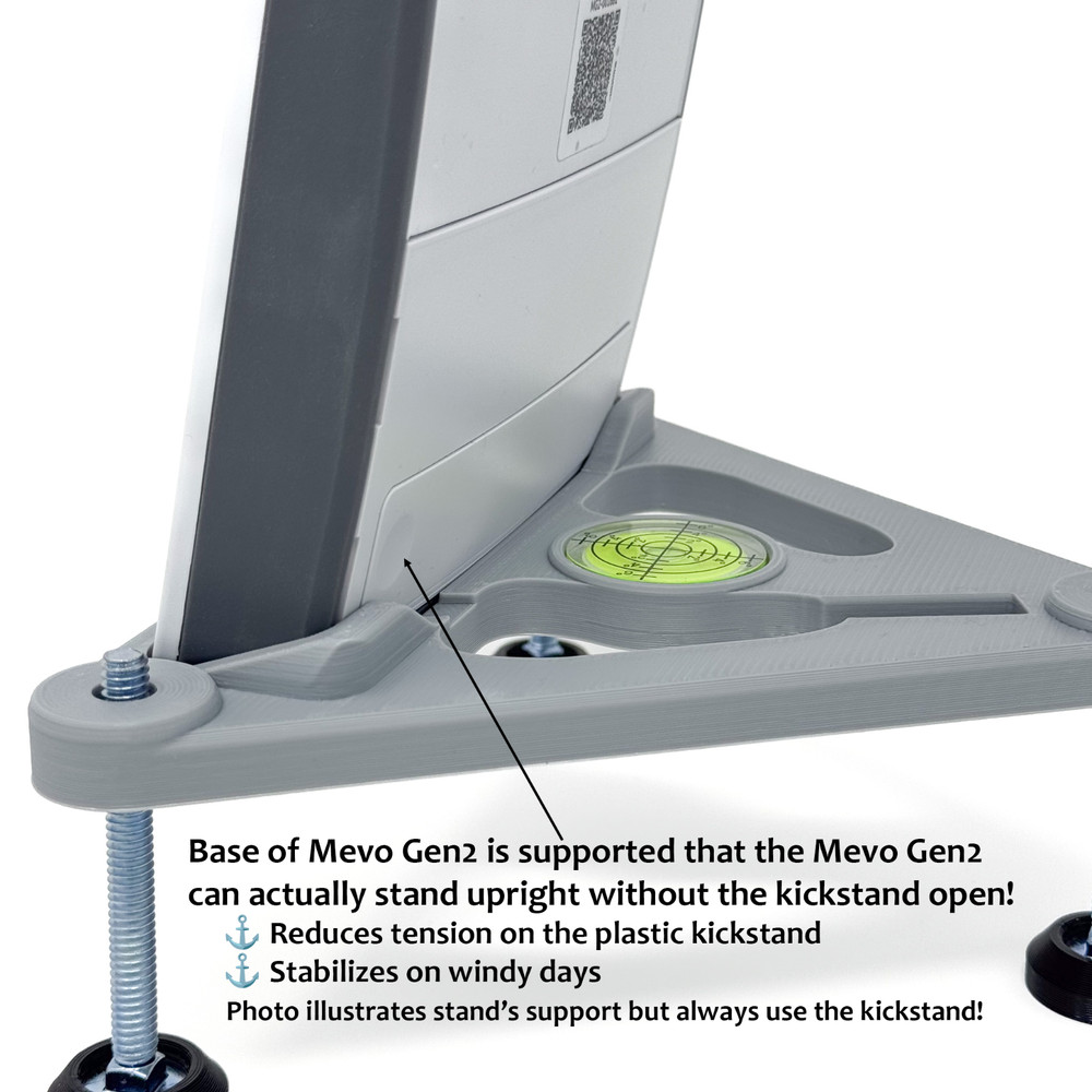 Adjustable Alignment & Leveling Stand for Flightscope Mevo Gen2 / Gen 2