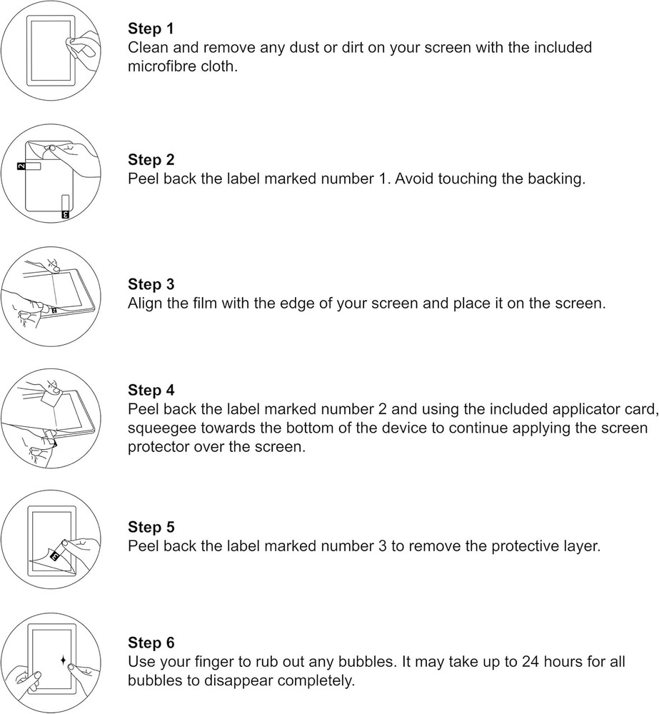 Fire HD 8 Screen Protector Kit (2-Pack), Clear