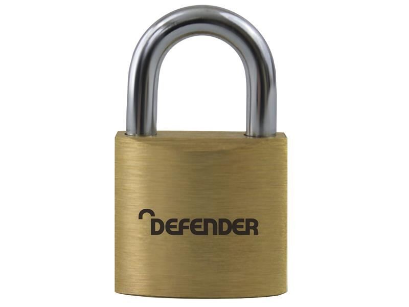 DEFENDER - 20mm Brass Padlock