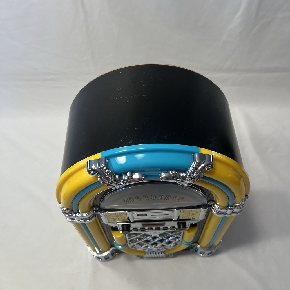 Arkrocket Athena Mini Jukebox Tabletop CD Player Bluetooth Speaker Radio/USB