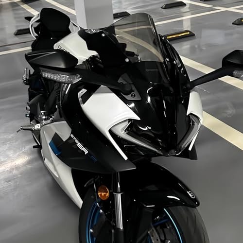 Motorcycle Windshield Wind Deflector Visor Front ONE SIZE D-Clear Windshield