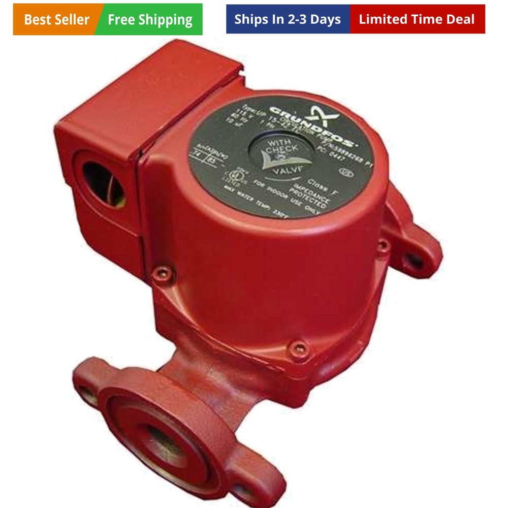 -58FC Super Brute Circulator, Red, Small