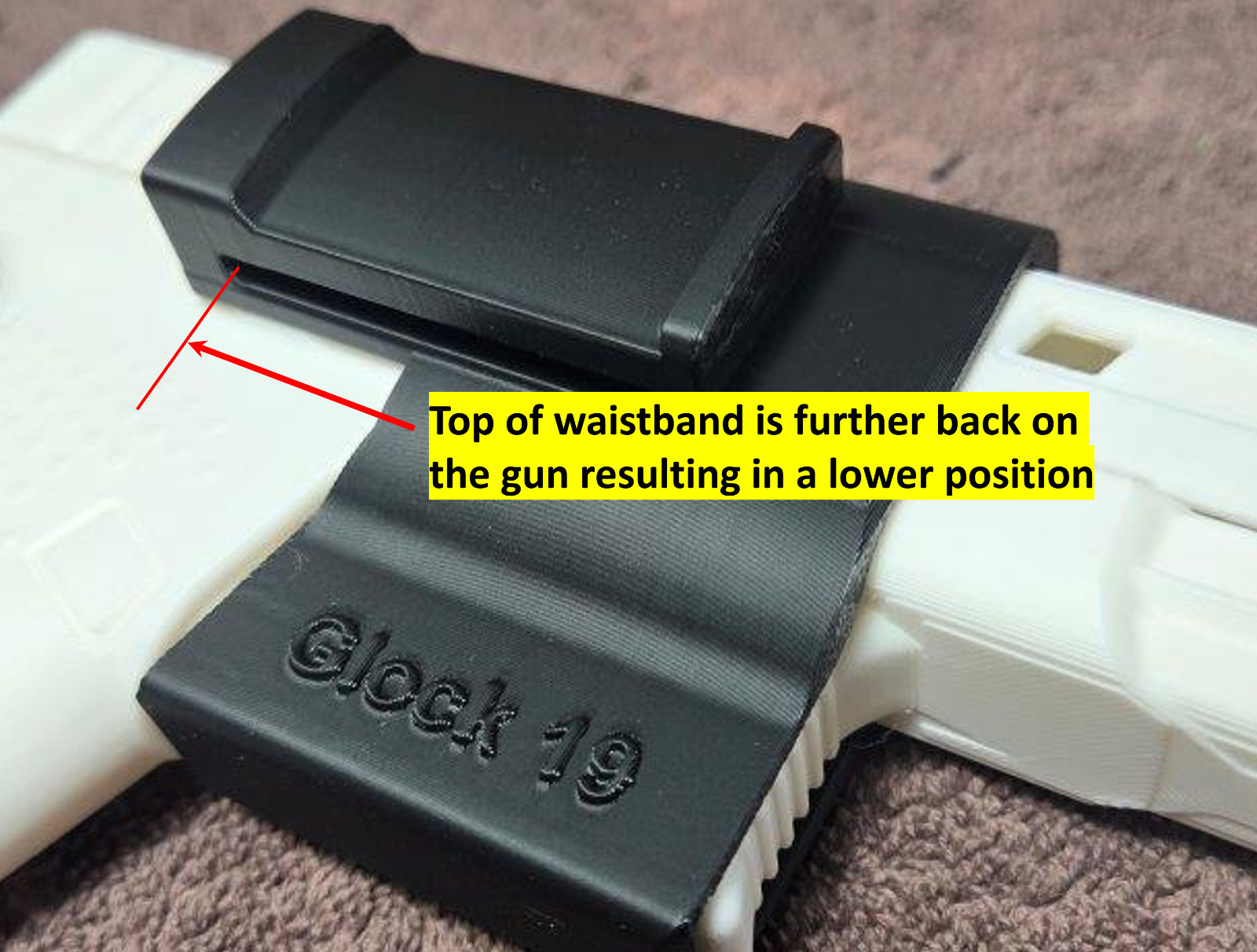 GLOCK 19 19 MOS, 23 Holster In Waistband IWB Conceal Carry. USA Made Ships FREE