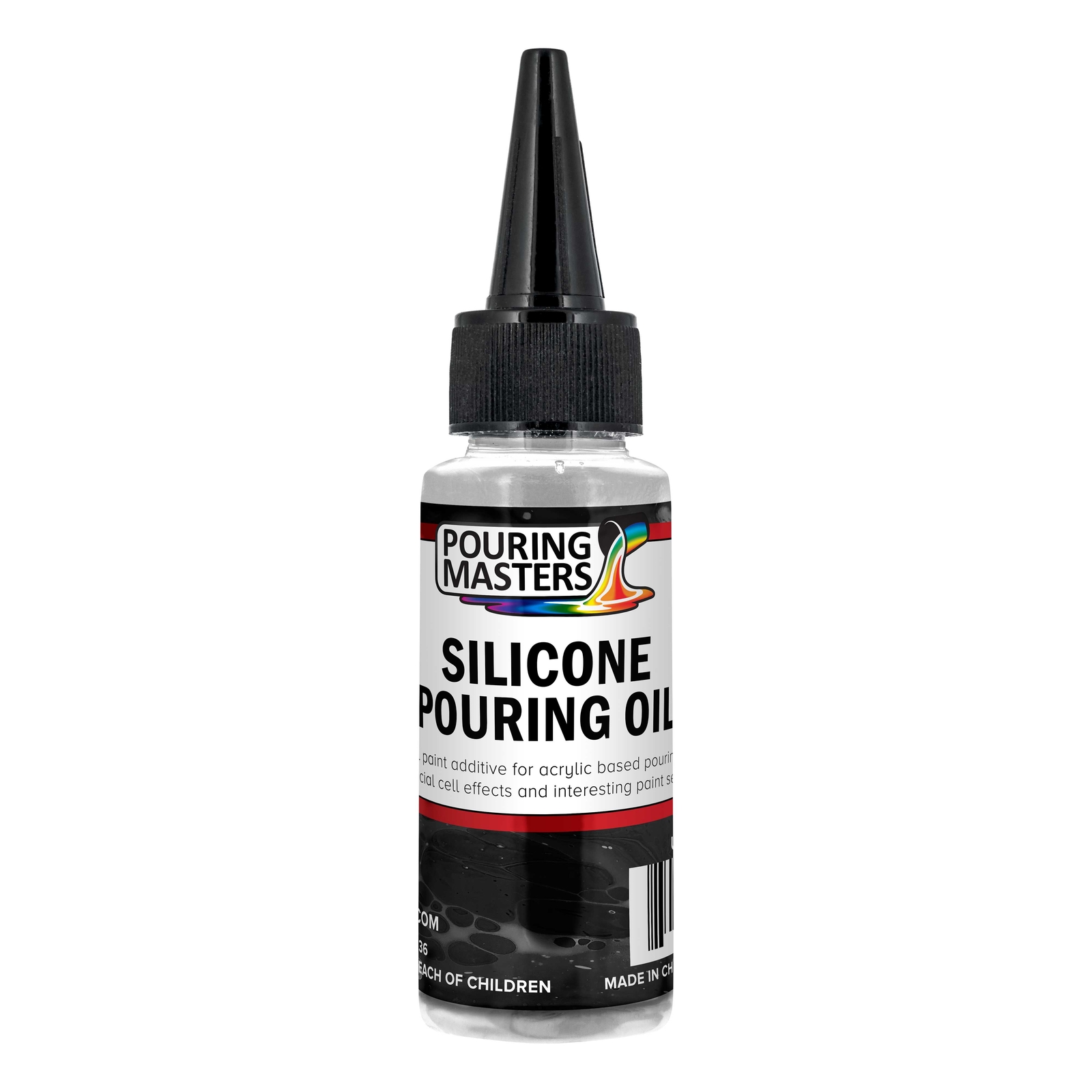 2oz Silicone Pouring Oil 100% Silicone Dramatic Cell Creation in Acrylic Paint