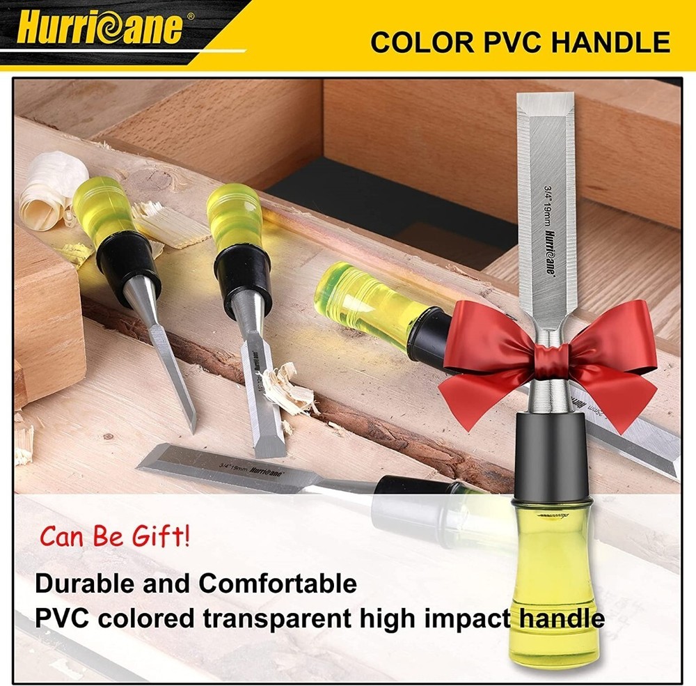 Wood Carving Hand Chisel Tool Set Professional Woodworking Gouges Steel