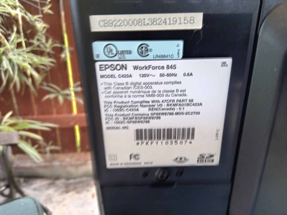 Epson WorkForce Paper Tray #1 Replacement Part For 840, 845 Printer (TRAY 1)