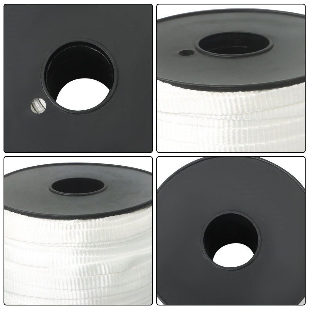 1/2" x 528' Cable Pulling Tape Polyester Pull Tape For Packaging Gardening White