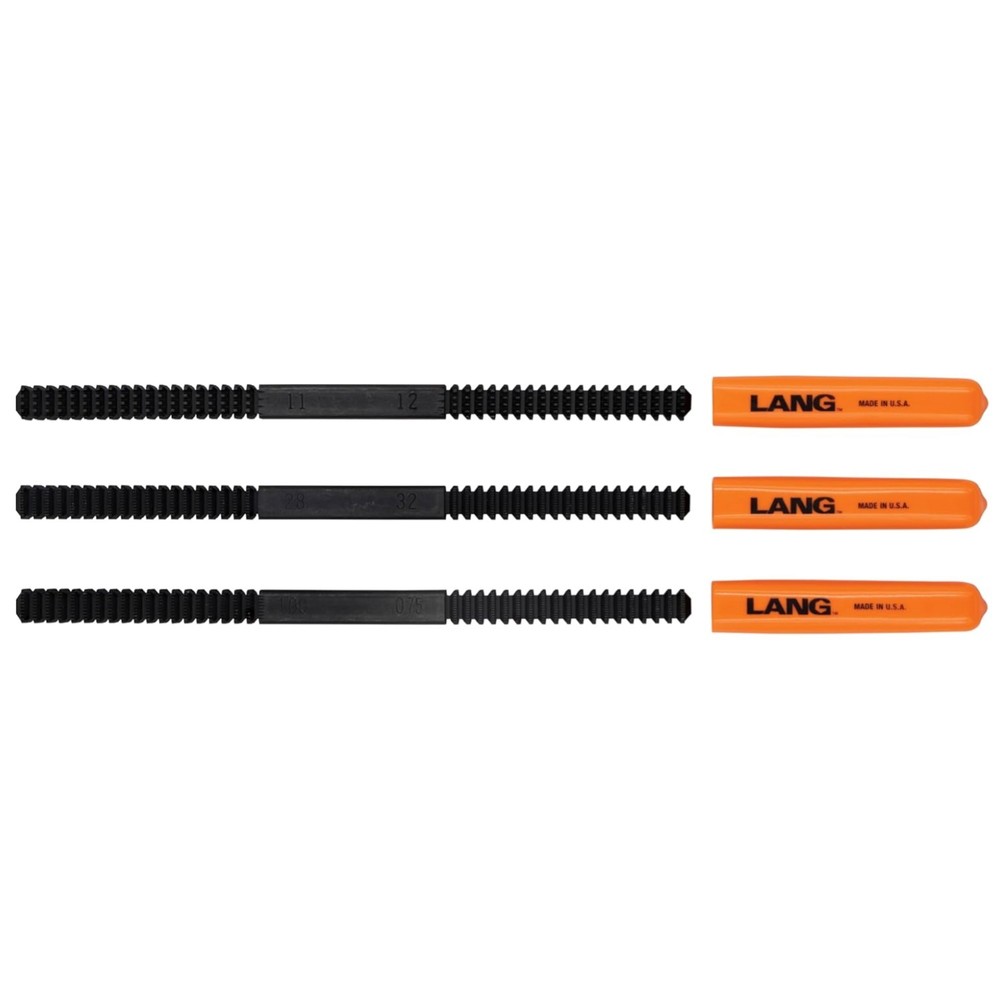 Thread Restorer File Set, 3-Piece - Easy Install, Black