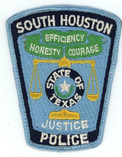 TEXAS TX SOUTH HOUSTON POLICE NICE SHOULDER PATCH SHERIFF