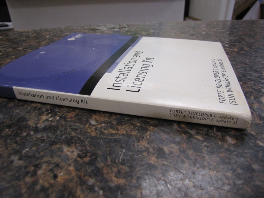 SUN Microsystem Forte Developer 6 Update Install Kit w/ Manuals CD Software-MP25