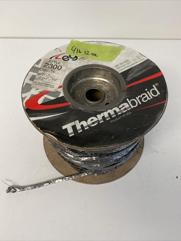 Thermabraid 3/16" Valve Pump Packing 4lb 12oz (ML2300)