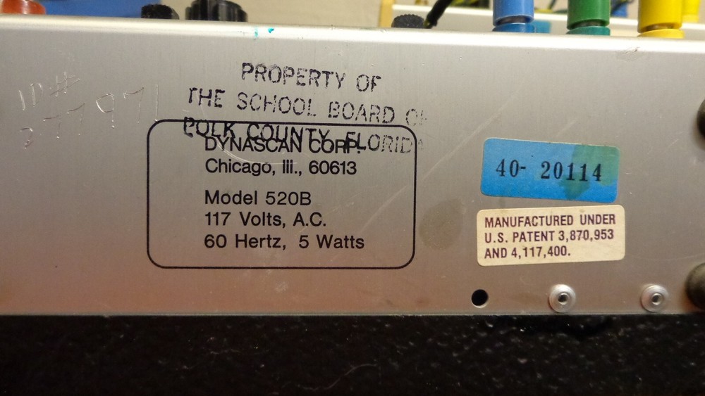 Vintage BK Precision 520B Transistor Tester