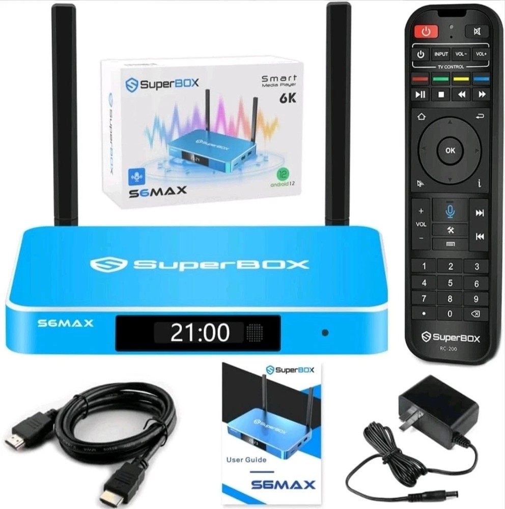 SUPERBOX S6 MAX Streaming Media Player