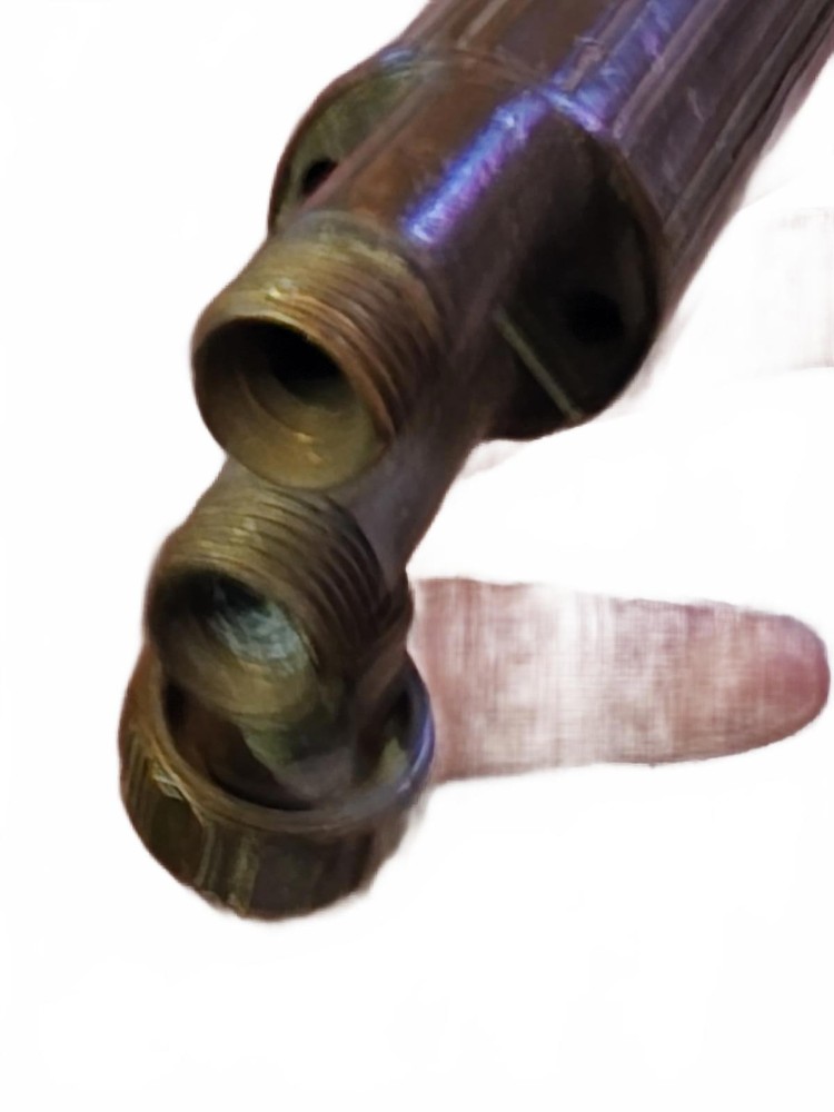 Vtg Purox Solid Brass Welding Torch Type E