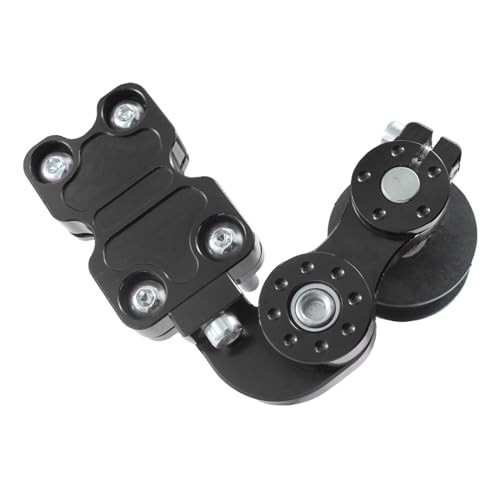 Motorcycle Modified Chain Adjuster Tensioner Wheel Chain Automatic Black