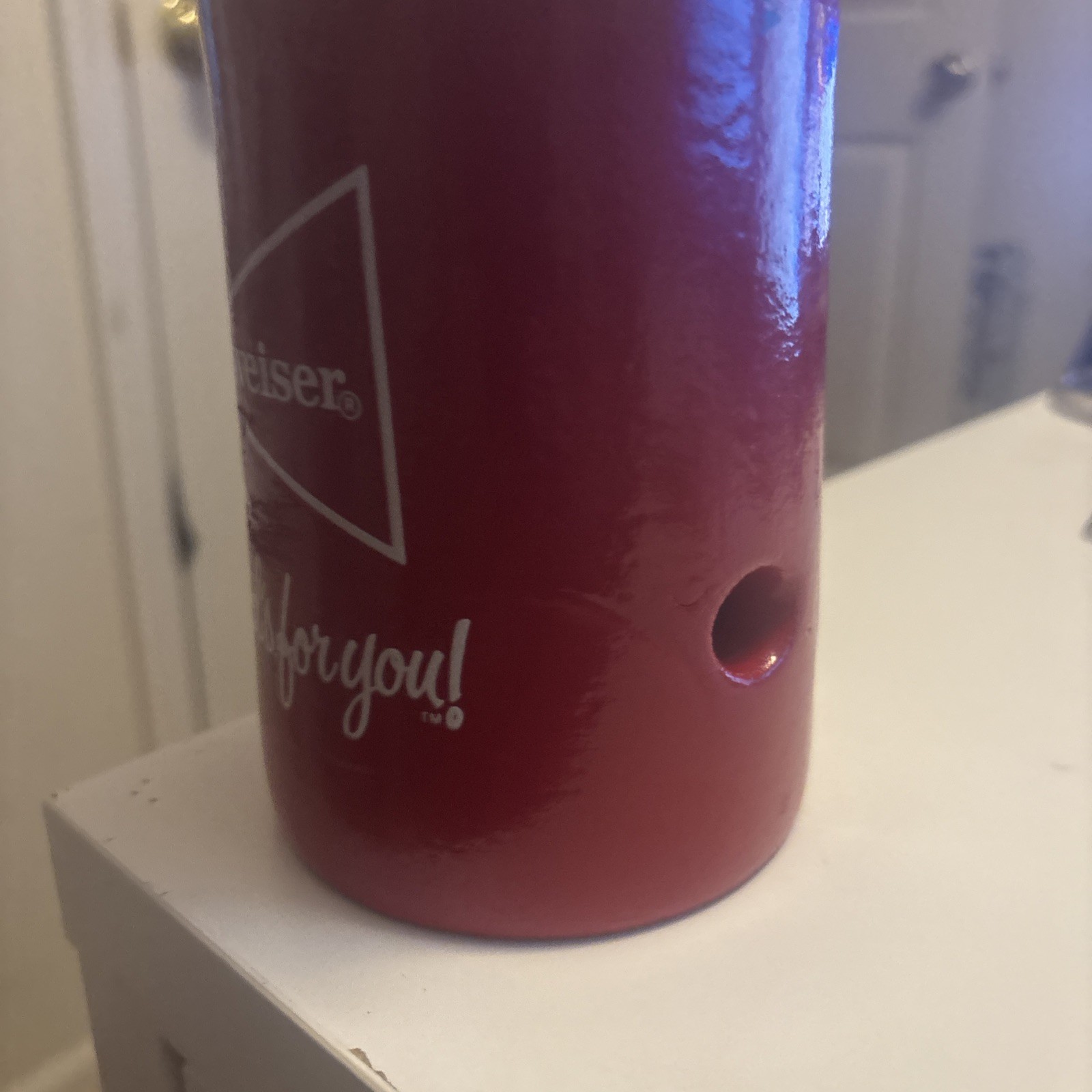 Vintage Budweiser Sealed Red Foam Kool Kan 1979 “This Buds For You!” EUC