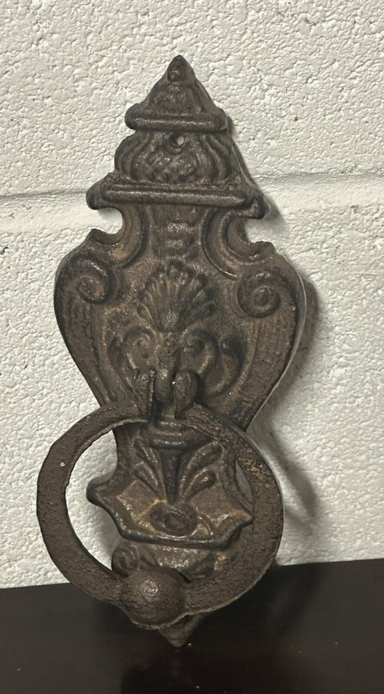 Large Antique Cast Iron Door Knocker