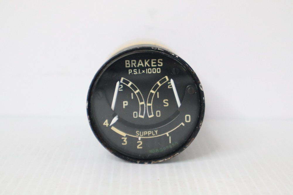 Aircraft Brake Pressure & Supply Indicator