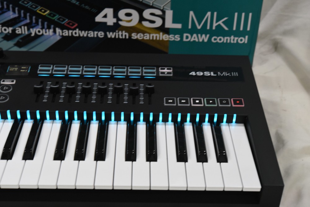 Novation 49SL MkIII 49 Key MIDI & CV Keyboard Controller w/ 8-Track Sequencer