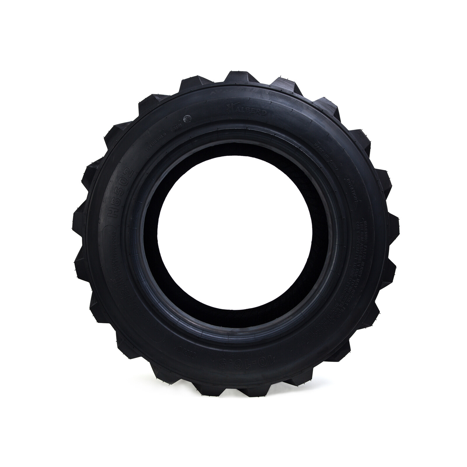 2 Pack 10-16.5 Skid Steer Loader Tires 10PR Heavy Duty 10x16.5 SKS Tire 10 16.5