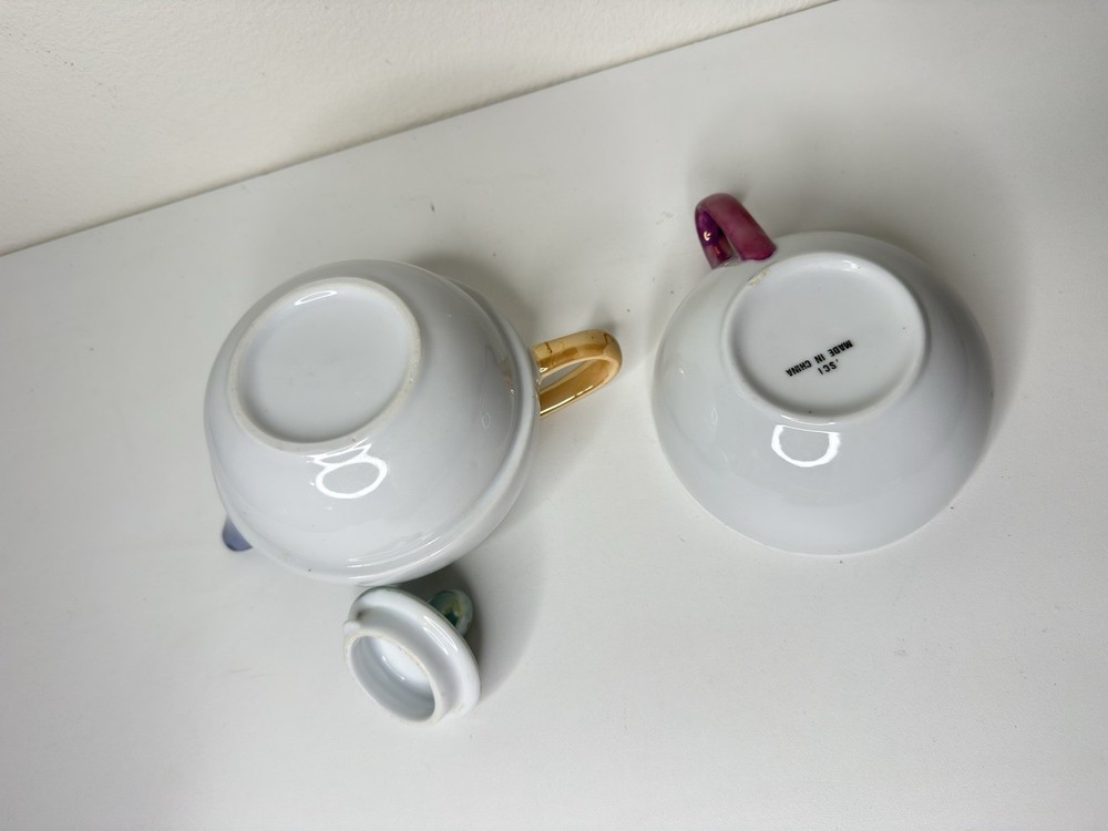 🫖 Ceramic Tea Set – Teapot & Cup Set | Made in China | Pre-Owned