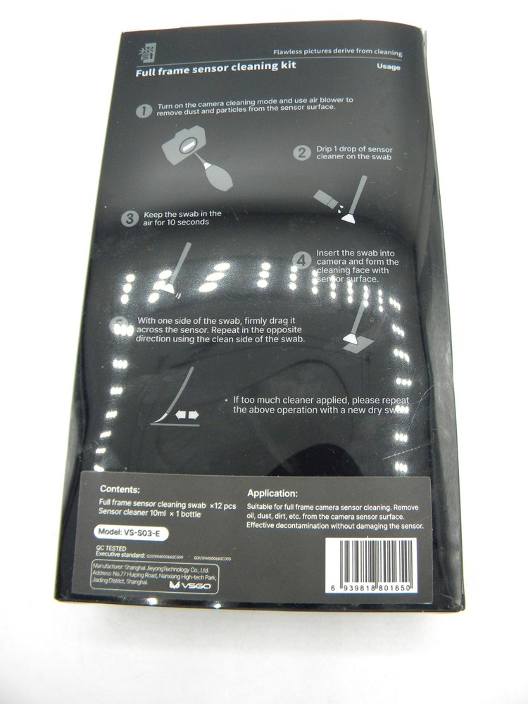 VS-S03E Full Frame Camera Cleaning Kit 12pcs