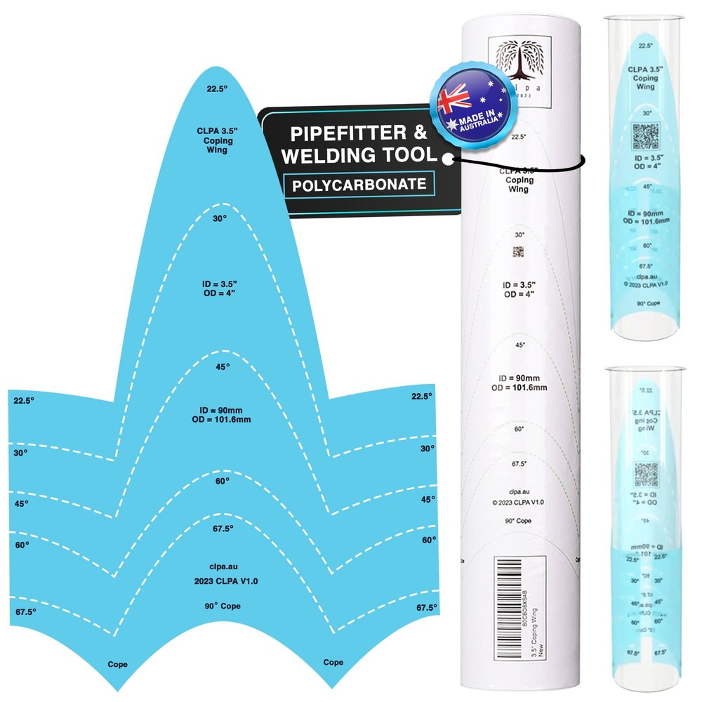 3.5" Coping Wing Master: Ultimate Pipefitter and Welding Tool, Precision Pipe...