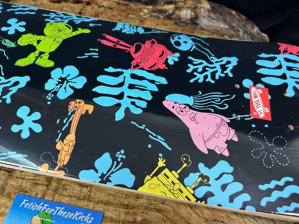 Vans x SpongeBob SquarePants Skate Deck Set Complete (3)