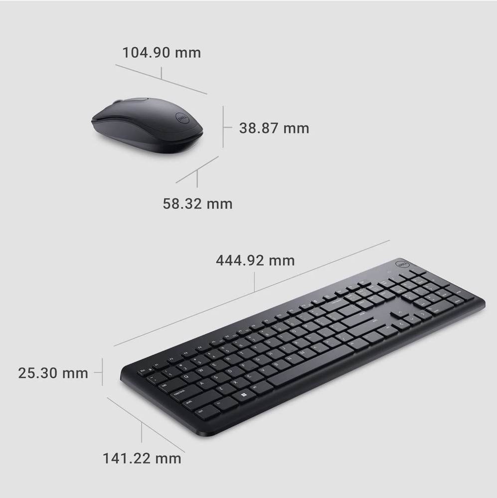 Dell Wireless Keyboard and Mouse KM3322W