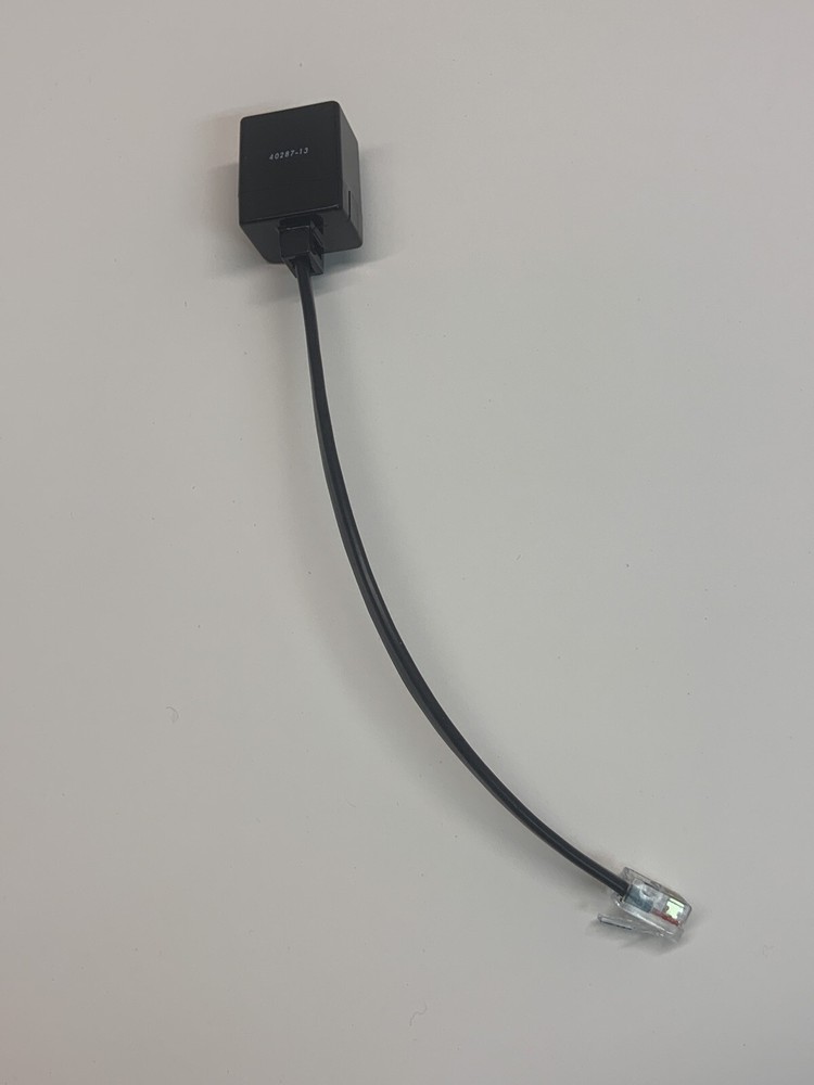 40287-13 Plantronics Cable Adaptor For Avaya Wireless Headset