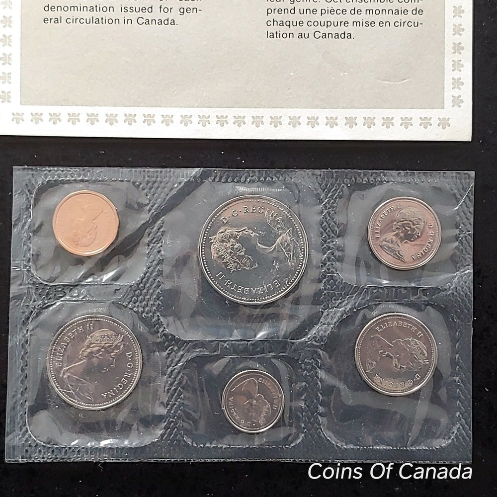 1984 Canada Prooflike 6 Coin Original Set Multiple Sets Available #coinsofcanada