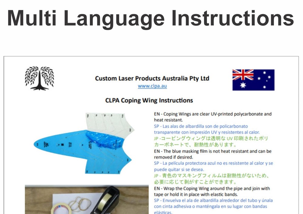 3.5" Coping Wing Master: Ultimate Pipefitter and Welding Tool, Precision Pipe...