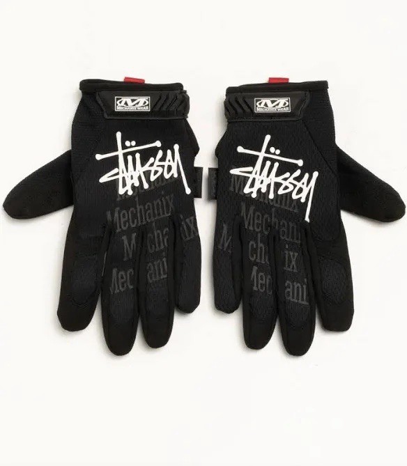 Stussy Mechanix Work Gloves - Size Large - Black - NEW
