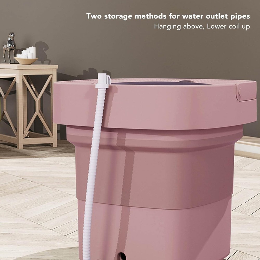 Compact Fully Automatic 6.5L Washing Machine - Easy & Quick Laundry Solution
