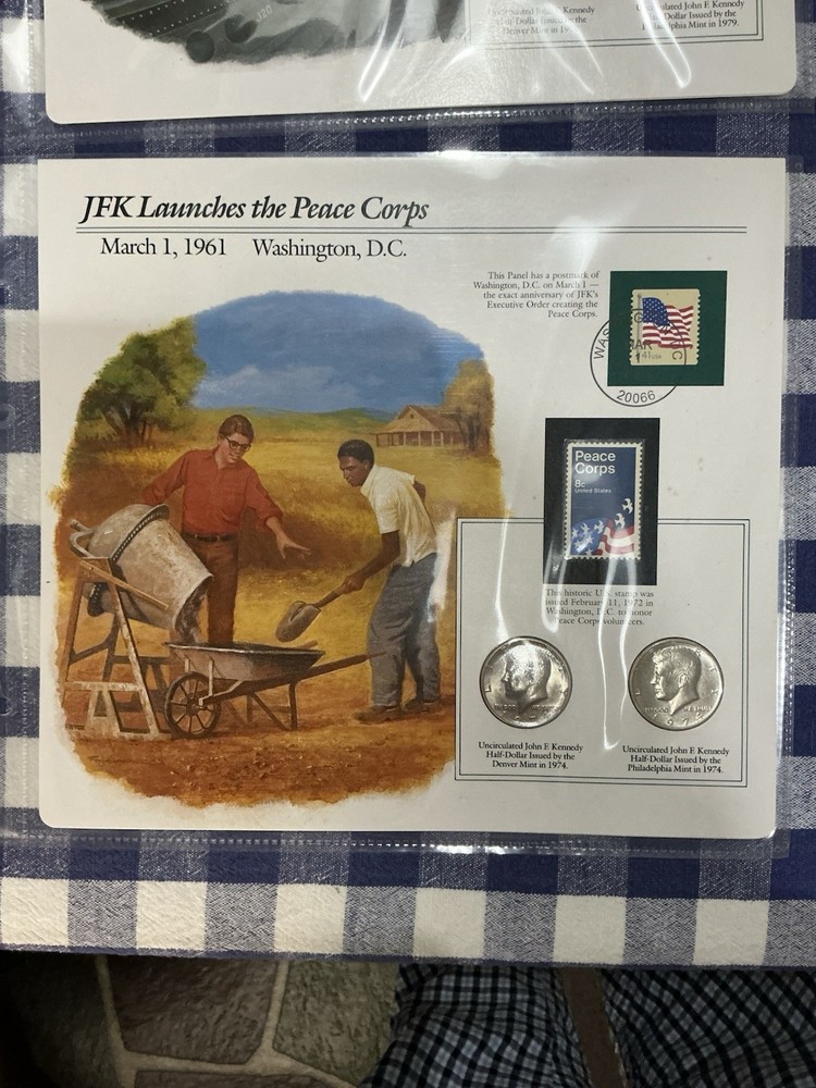 JFK Postal Commerative Society Pages