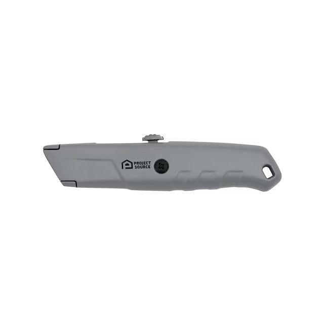 Project Source 3/4-in 3 -Blade Retractable Utility Knife with On Tool Blade
